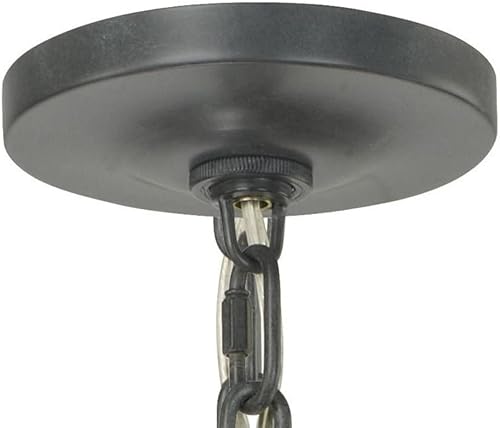 Miniatura 3 de Crystorama Dumont - Lámpara de araña de grafito para exteriores de 3 luces