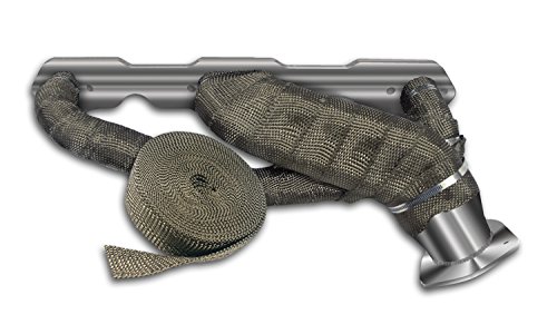 Image of Thermo-Tec 11041 1 inch Wide x 50' Long Carbon Fiber /Basalt Header /Exhaust Wrap (Roll)