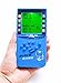 HLF New Large Screen Brick Game Console Green Backlight Built-in 23 Multi-Mode Block Games Classic Nostalgia Puzzle Speed and Difficulty can be Adjusted Suitable as a Gift for Kids (Blue)