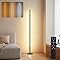 LED Stehlampe Wohnzimmer, Dimmbar Stehleuchte mit Fernbedienung Standleuchte mit Stufenlose Helligkeit & Farbtemperaturen Memory-Funktion Moderne Ecklampe LED Stehlampe Schwarz für Schlafzimmer, 147CM