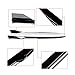 NINTE Side Skirts for 2021 2022 2023 BMW 4 Series G22 G23 G26 3D Racing Style Gloss Black Painted Extension Panel Splitter Body Kit Lip