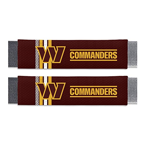 FANMATS 32115 Washington Commanders Team Color Rally Seatbelt Pad - 2 Pieces