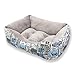 MERCURY TEXTIL- Sofá, Cesta,Cama Comoda para Perros,Gatos y Mascotas, con Relleno de Fibras Super Suave,Resistente al Desgaste y Duradero (Pequeño, Route 66)