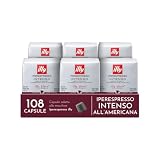 illy, Caffè all'Americana in Capsule Iperespresso INTENSO, 108 Capsule