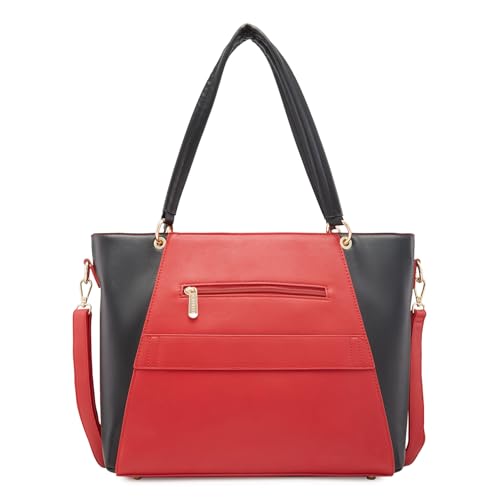 Image of Caprese Shelby Tote Bag, Large | Stylish Handbag for Women with 17 inch Laptop Compartment | Detachable Sling Strap & Top Zip Closure| Perfect for Office & Daily Use