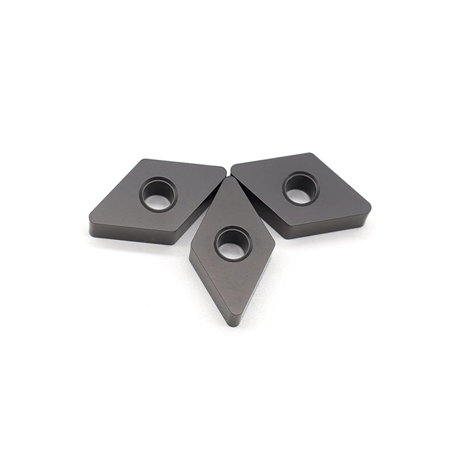 Indexable Carbide Lathe Tool Carbide Insert External Turning Tools Tool Metal Lathe Inserts for Cast Iron(DNMA150612 KC3115D-10PCS)