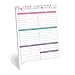 321Done Weekly Checklist Planning Pad - 50 Sheets (5.5" x 8.5") - This Week to Do Notepad Tear Off, Planner Checklist Organizing - Made in USA - Floral Collage