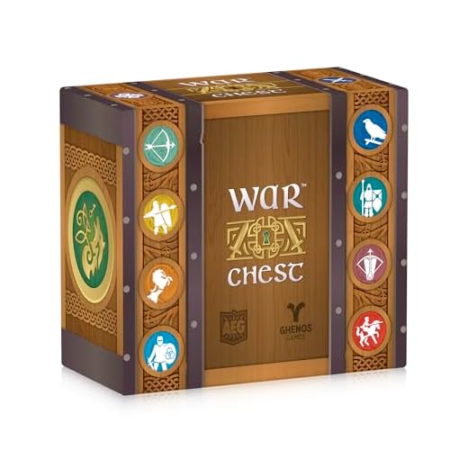 War Chest - Gioco da Tavolo di Strategia - Gioco di Guerra e di Bag Building - 2 o 4 Giocatori - Edizione Italiana