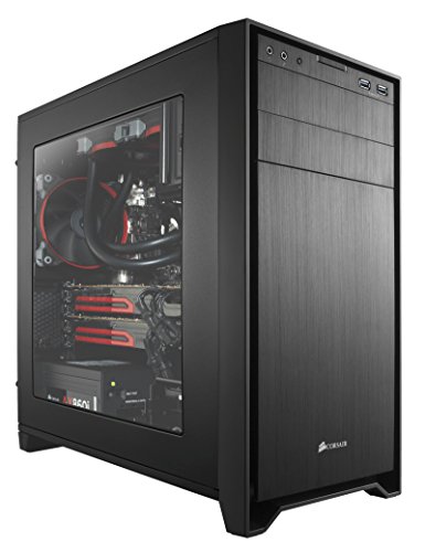 Corsair Obsidian 350D Case da Gaming, Micro-ATX, Finestra Laterale, Nero