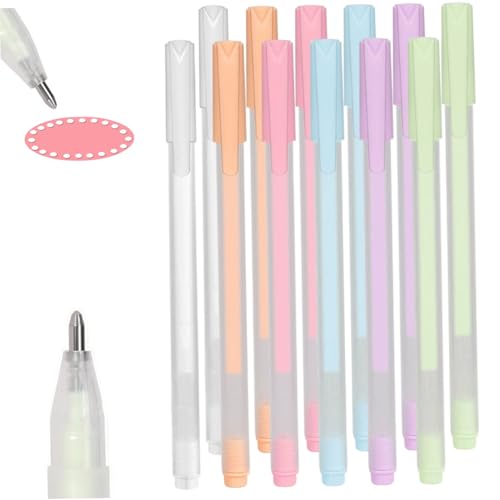 Glue Pen 12Pcs Kids-Friendly Quick Dry Glue Sticks with Clip Easy Control Precision Glitter School Supplies for Crafting, Scrapbooking, Card Making