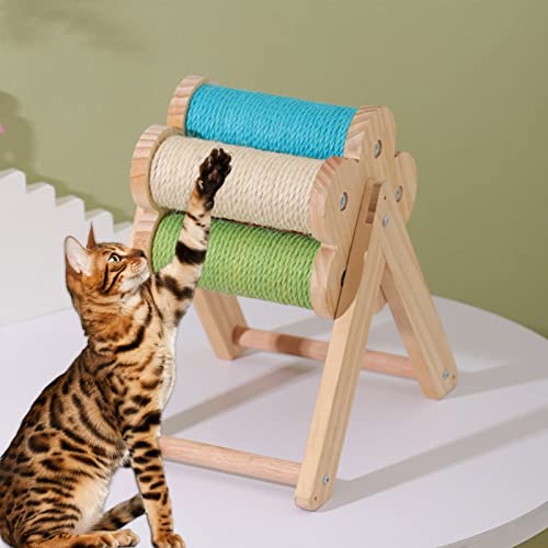 arranhador para gatinhos - Poste de gato para gatos de interior - Brinquedo arranhador para gatos bo