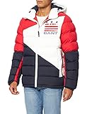  GANT Jacket D1. Chaqueta Padded Blocked, Fuente de Huevo, L para Hombre