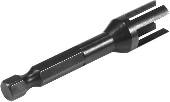RC Tool kit Quick Assembly Tool Ball Joint Wrench with 1/4 Hex Shank Fit 5347 Rod Ends for 1/10 RC Crawler Links Building TRX4 SCX10 TF2 VS4-10 RC Tool Set Rod Ends Assembly Tool Black Black