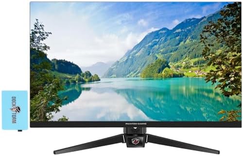 ASRock PG27FF1A Phantom Gaming Monitor 27″ IPS FHD 165 Hz Display, 1ms, Freesync, Flicker Free & Anti-Glare, HDMI, Display Port, VESA Mount (100×100 mm), with Docztorm Hub, Black Color,