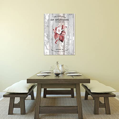 Panneau de ferme shabby chic pour masquer un mur vide