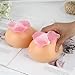 HIPLAYGIRL Deep Concave Back Silicone Breast Forms Enlarge Prosthesis 1 Pair D Cup -700g Nude
