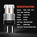 7440 7443 LED Brake/Tail Light Bulb Pure Red Super Bright High Power Non-Polarity 7441 4014 992 W21W T20 LED Bulb (2 PCS)
