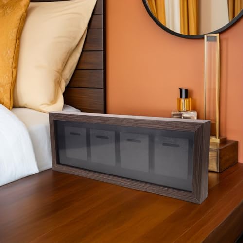 Vitrine à médailles en bois massif pour 4 médailles TOPBATHY - 8