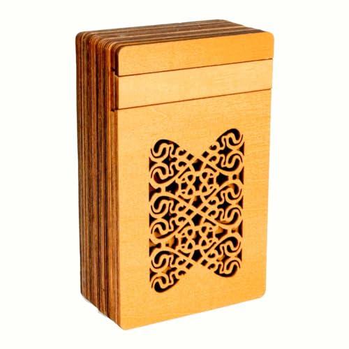 Logica Spiele Art. Medicis Geheimbox - Geduldspiel aus Holz - Geheimbox aus Holz - Schwierigkeit 5/6 – Kollektion Leonardo da Vinci