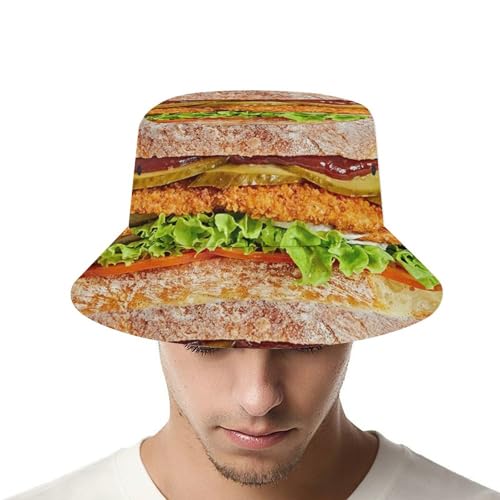 Image of Food Golden Corn Bucket Hats Unisex Washed Cotton Lightweight Outdoor Summer Beach Sun Hats Men Women Bucket Hat for Travel