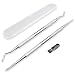 Ingrown Toenail File and Lifter Tool, Langsum Professional Surgical Grade Pedicure Tools Kit, Stainless Steel Manicure Tools Set Nail Cleaner with a Cleaning Brush and Storage Box