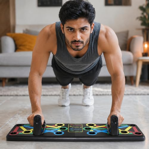 Image of WELLESA 15-in-1 Push Up Board for Men & Women