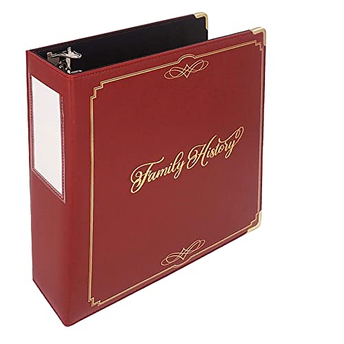 Performore OLFAMBNDWDIV Family History Binder, 3 Inch Genealogy Ring Binder Includes 30 Two Sided Large Family Group Sheets thumb #4