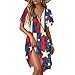 July 4th Dresses Festival Patriotic USA Flag Casual Fashion Graphic Maternity Independence Day Lounge 4th of July Outfit Vestidos De Verano para Mujer 2025 Dark Blue
