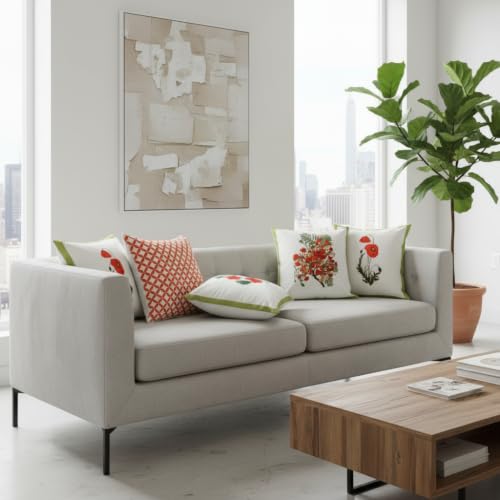 Image of Blooming Garden Cushion Covers, 5 Pieces