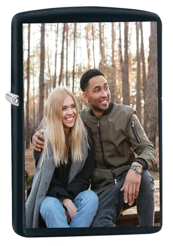 Encendedor Zippo personalizado con foto y grabado negro miniatura 5