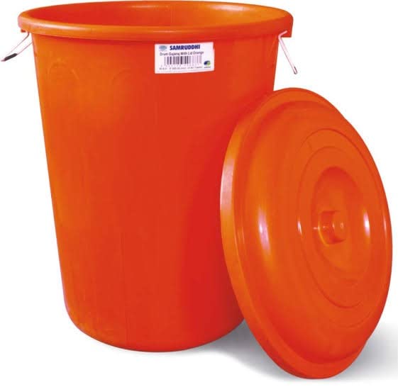 AADB International Samruddhi Plastic Unbreakable Food Grade Plastic Storage Drum 60 LTR-Orange (B0BVQMQY4Y) Amazon Price History, Amazon Price Tracker