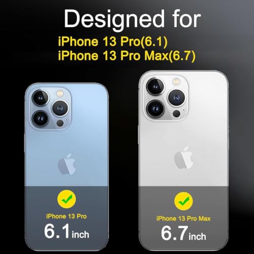 Image of Ferilinso Camera Lens Protector for iPhone 13 Pro /13 Pro Max,Tempered Glass
