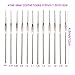 KOKNIT Crochet Hooks Set with Storage Case, Soft Grip Ergonomic Crochet Needles, Smooth Coloured Aluminum Yarn Crochet Hooks Crochet Kit with Crochet Tools Supplies and Accessories (Beginners)