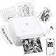 Phomemo Mini Drucker für Smartphone, M02 Pro 300 DPI Kleiner Thermodrucker Mini Drucker Sticker Drucker Taschendrucker Etikettendrucker, für Lernen, Studiennotizen, Fotos, Etiketten, Geschenk