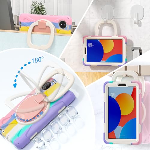 Funda Xiaomi Redmi Pad SE 8.7 antichoque con soporte giratorio 360 5