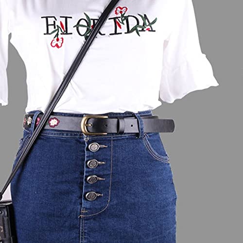 gofidin Women's PU Leather Waistband Casual Flower Embroidered Decoration Ladies Belt Versatile Fashion Retro Belt2