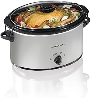 Hamilton Beach Portable 7-Quart Slow Cooker, Chrome