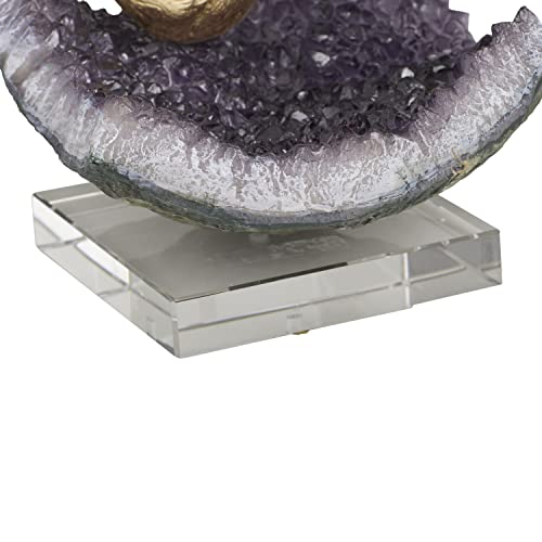 Deco 79 Polystone Birds Sculpture, 7" X 7" X 5", Multi Colored #TOP4