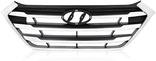 Vista 16 de GRAND ORANGE Parrilla de parachoques superior delantera de policarbonato negro compatible con Hyundai Elantra Sedan 3FGT15 2011-2013