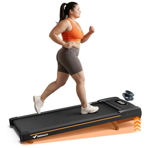 MERACH Walking Pad Treadmill Incline 10% Auto Incline,