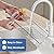 Bronkeeper Fridge Drawer Pull Out Stackable Bins, Clear Refrigerator Stackable Organizers, Fridge Organizer Storage for Kitchen, Pantry, Vegetables, Fruits (2 Small)