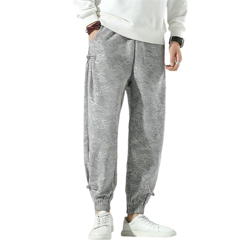 Pantalon de jogging homme ample style chinois confortable