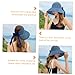 BESPORTBLE Portable Wide Brim Straw Sun Hat for Outdoor Use Large Brim UV Protection Lightweight and Beach Hat Craftsmanship Fashionable Sun-Shading Headwear for Men and Women Dark Blue