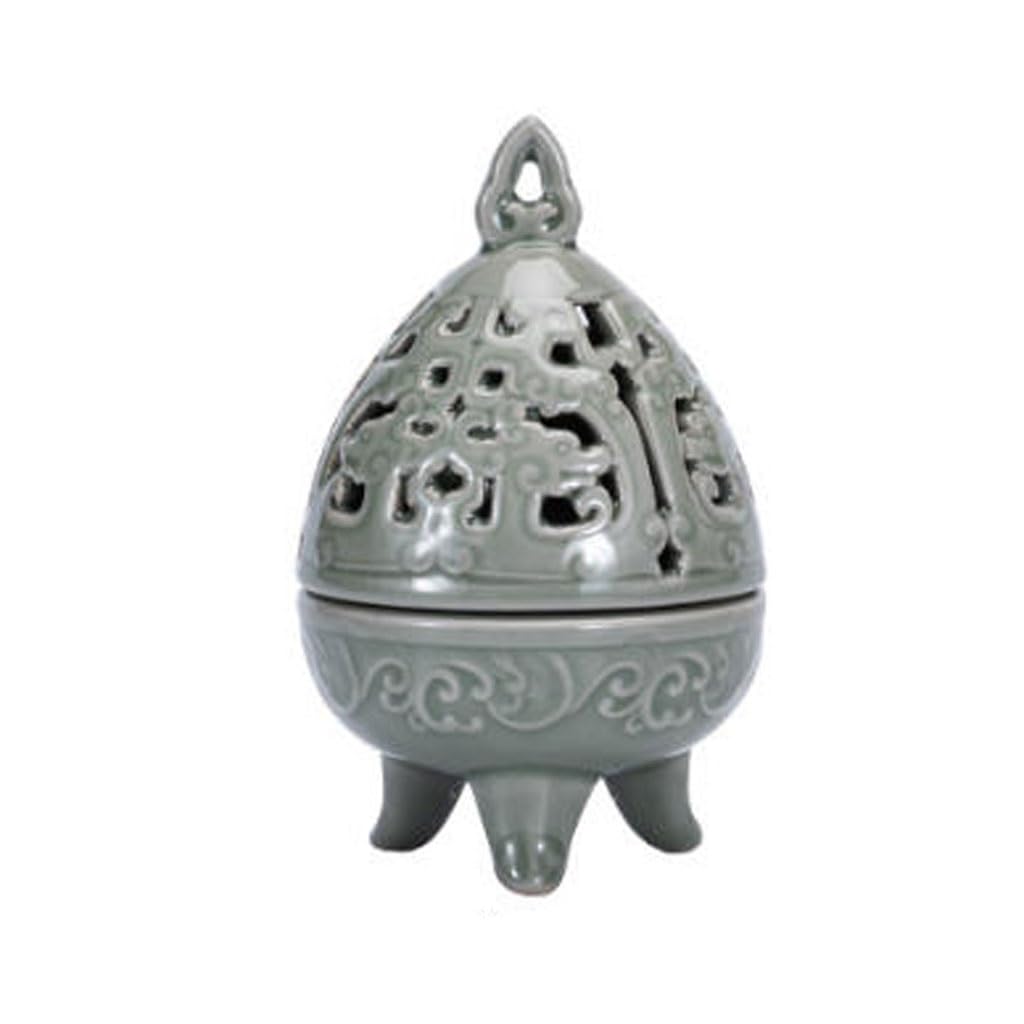 Bruciatore Di Incenso Bruciatore Di Incenso Ceramica per La Casa, Porta Incenso Creativo Dipinto A Mano, Decorazione Della Casa, Piastra Di Offerta Buddha, Torre Di Incenso Porta Cono Di Incenso