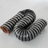 KRD PERFORMANCE Heat Resistant Automotive Silicone Flexible Brake Cooling Air Ducting Induction Intake Pipe Hose, Inner Diameter 63mm (2.5