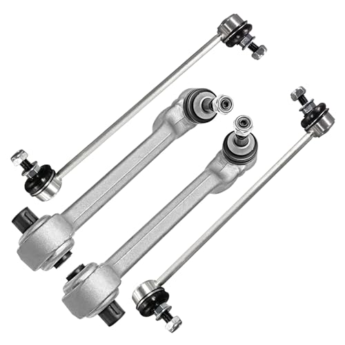 Image of Detroit Axle - 4pc Front End Control Arms Kit for BMW 128i 135i 323i 325i 328i 330i 335d 335i 335is X1, 2 Lower Control Arms 2 Stabilizer Sway Bars Replacement