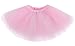 KEA KEA Sparkly Glitter Tulle Ballerina Fairy Princess Tutu Skirt for Kids Light Pink