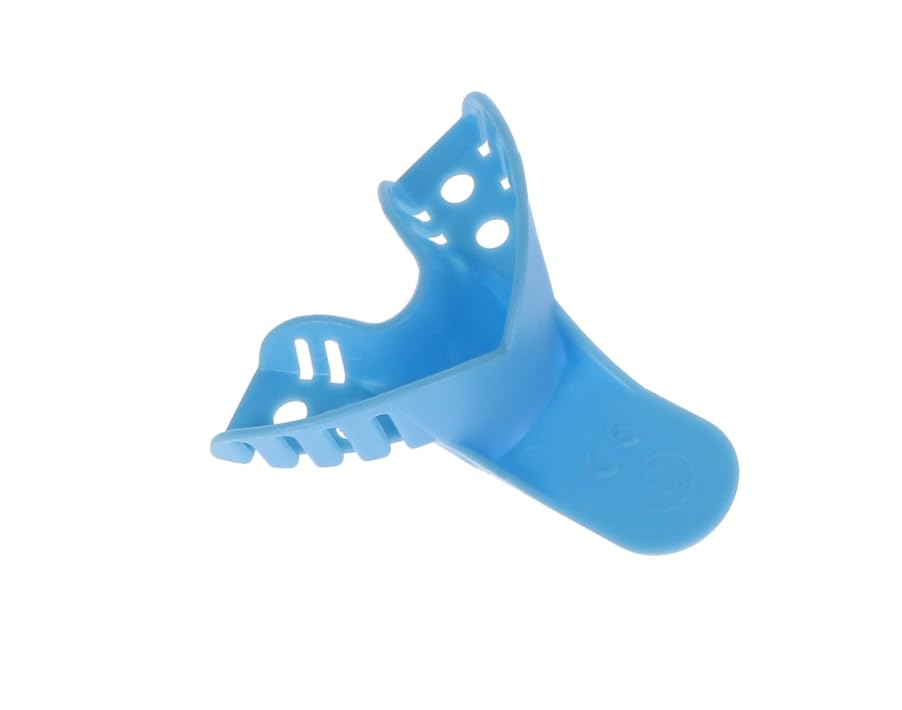 Miniatura 4 de HSB 108101 - Bandejas de impresión dental perforadas, rígidas, fáciles de recortar, desechables y sin distorsiones para impresiones dentales