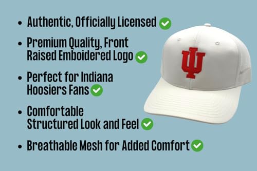 Gorra trucker blanca malla con logo equipo Indiana miniatura 7