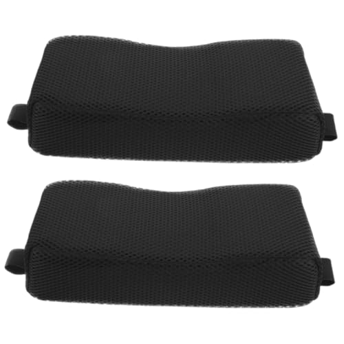 OATIPHO 2 Piezas Accesorios para el reposacabezas Almohada de Apoyo para reposacabezas para Transpirable Almohada para sillón Esponja Black